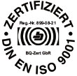 Certyfikat dla ISO 9001